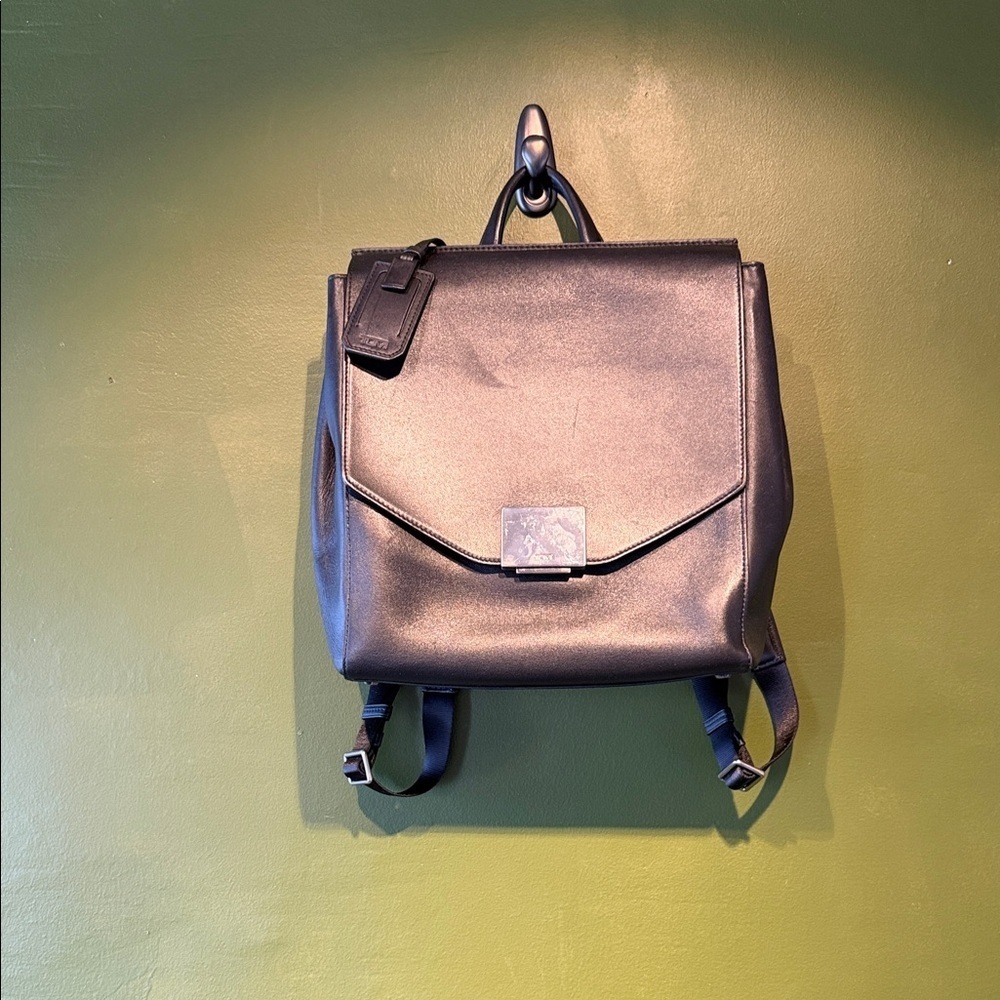 Tumi Mariella Tavi Black Leather Backpack